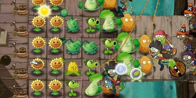 Games over zombies: Plants vs. Zombies 2: It's About Time