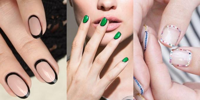 Fashion Nails 2018: Manicure met frame