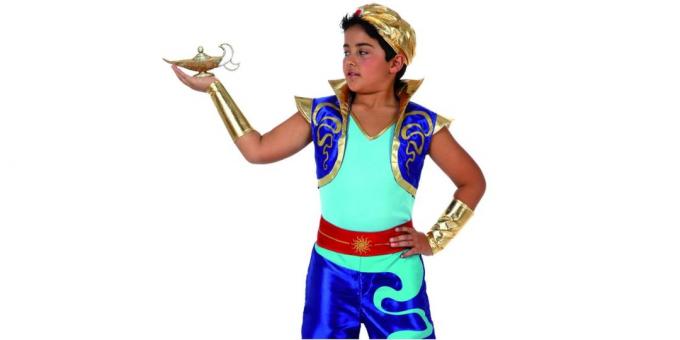 New Year kostuums voor kinderen: Aladdin