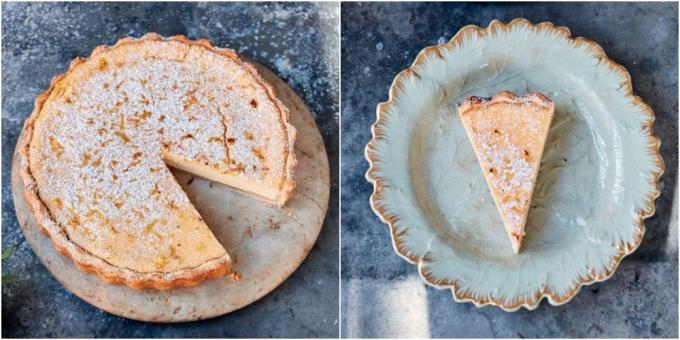 Lemon taart met ricotta van Jamie Oliver