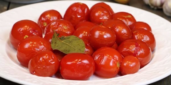 Sweet ingelegde tomaten - Recepten