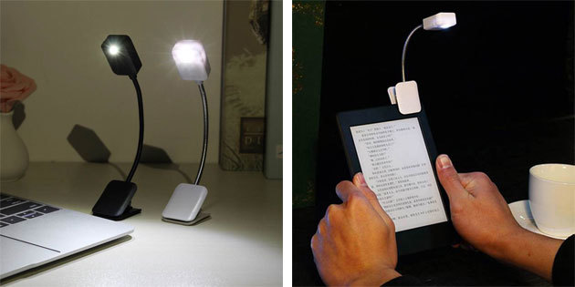 Lamp voor het lezen van e-books 