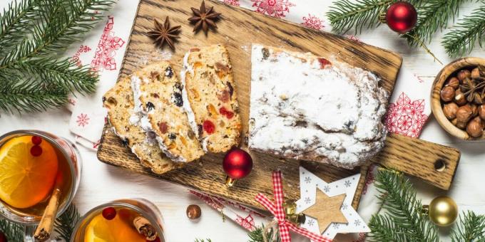 Stollen - een magische kersttaart met gedroogd fruit