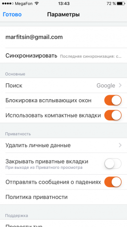 Firefox voor iOS