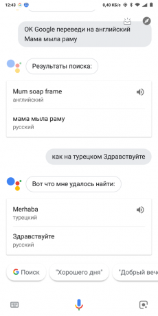 Google Now: Vertaling