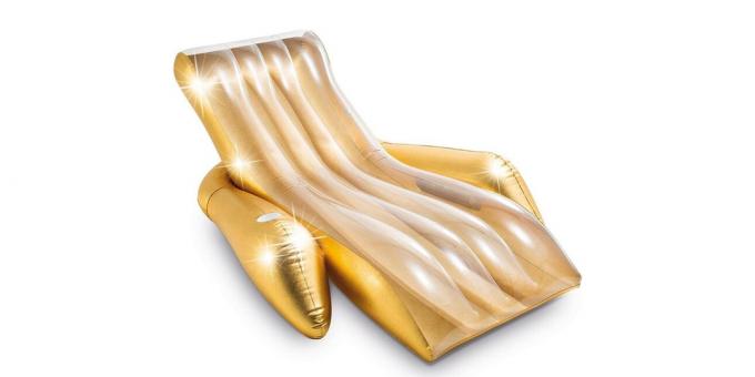 Producten voor buitenactiviteiten op het water: opblaasbare chaise longue matras