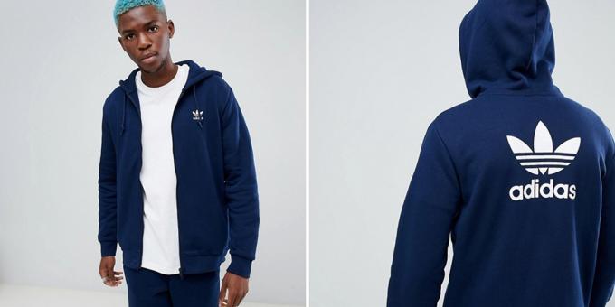 Hoodie donkerblauw (-25%)