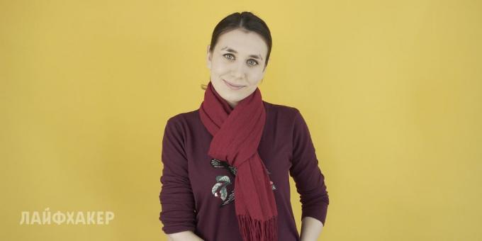 Hoe te Tie een Sjaal: Parijse knoop