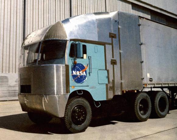 Koele auto NASA: aërodynamisch vrachtwagen
