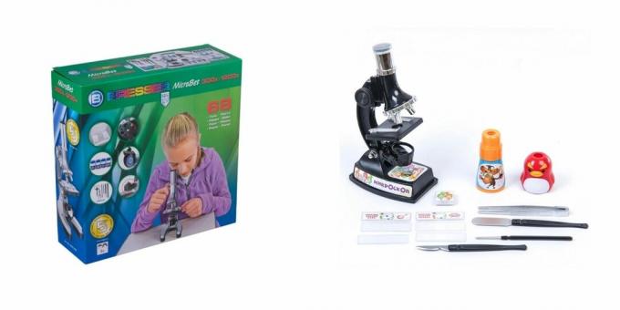 Wat geef je een meisje 7 jaar lang voor haar verjaardag: een microscoop