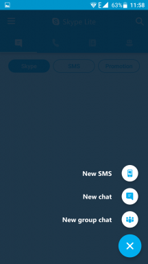Skype Lite - een universeel programma voor de dialoog over Android
