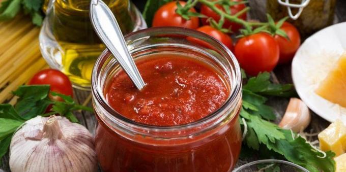 Dieet sauzen: salsa