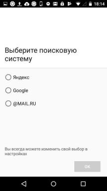 Chrome mobiele gebruikers in Rusland worden aangeboden aan de zoekmachine te kiezen. Waarom of waarom