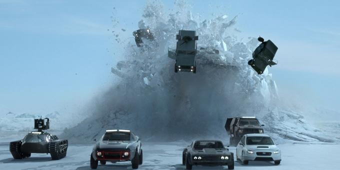 De meest verwachte films van 2020: een frame uit de film "Fast and the Furious 8"