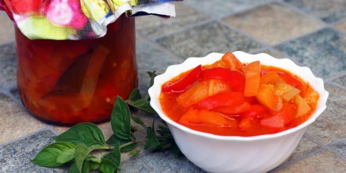 Lecho Recepten: Klassieke Lecho van paprika en tomaten