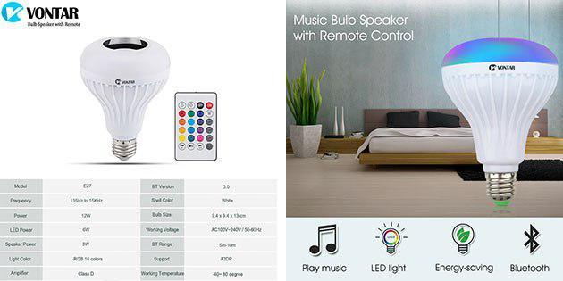 Bluetooth-kolom lamp +