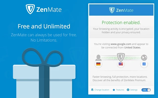 Gratis VPN voor Chrome: ZenMate VPN