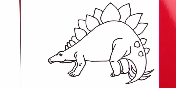 Hoe een Stegosaurus te tekenen
