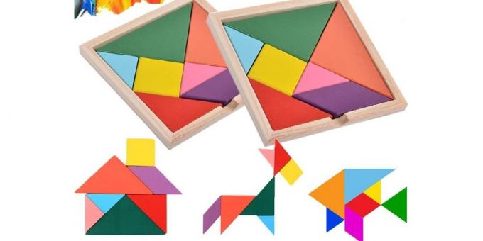Educatieve spelletjes voor kinderen van 6 jaar: tangram