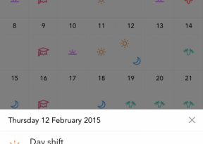 Verschuivingen voor iOS - een kalender die nuttig is voor degenen die in ploegendienst werken