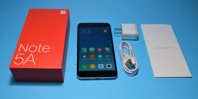 Xiaomi redmi Opmerking 5a: apparatuur