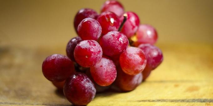 Handige fruit en bessen: Druiven
