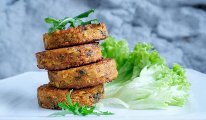 Groentekoteletten met tofu en gember