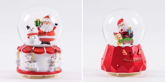 Producten met AliExpress, die zal bijdragen aan het creëren van een kerststemming: New Year's bal