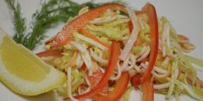 10 interessante salades met krab sticks