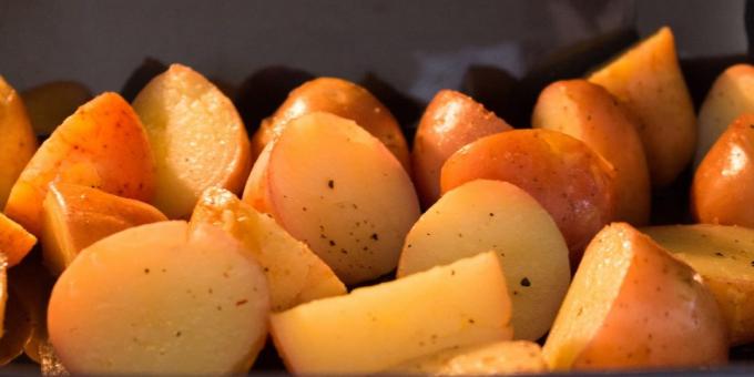 aardappelen gebakken in de oven