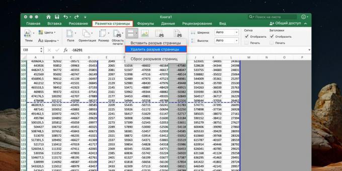 Hoe pagina-einde in Excel te verwijderen