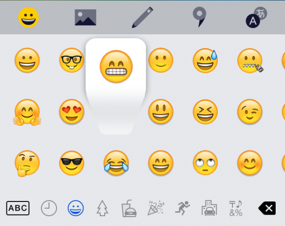 "Yandex. Keyboard ": Emoji