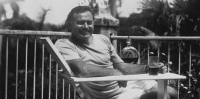 In feite komt een onverwacht succes: het voorbeeld van Ernest Hemingway