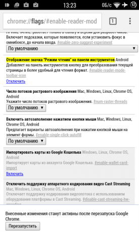 Chrome voor Android lezen