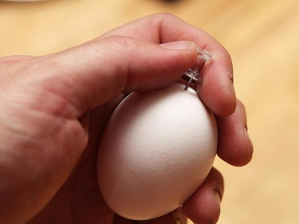 Hoe om het ei te doorboren