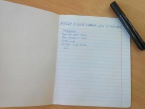 Hoe om notities te organiseren op een notebook: een trucje uit Japan
