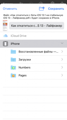 Hoe een PDF-bestand in het screenshot maken in iOS 13