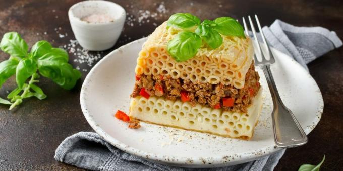 Pastizio - Griekse lasagne