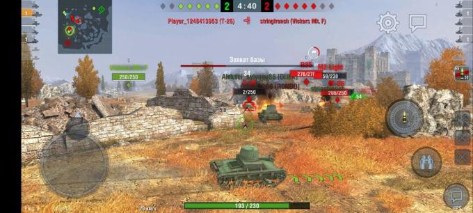 Grafische mogelijkheden van Realme X3 Superzoom in World of Tanks: Blitz