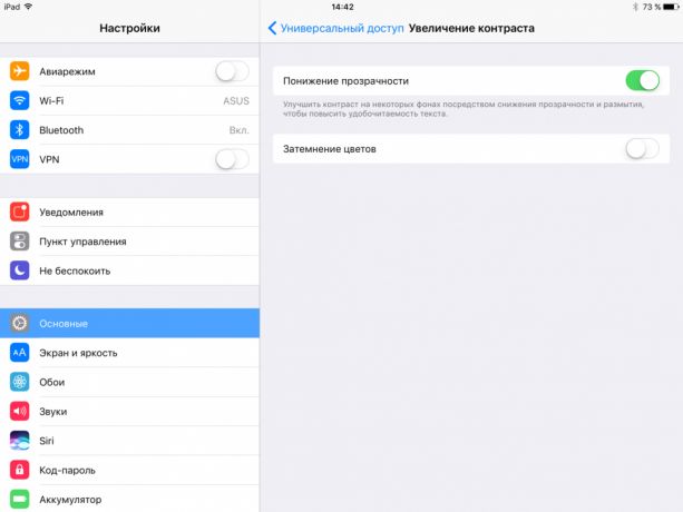 Hoe kan ik Speed ​​Up iOS 10: Lagere de interface transparantie