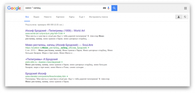 Zoek in Google: Search, als u uw woord vergeten